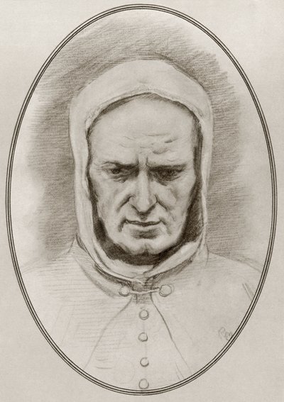 Giotto di Bondone, a Nagy festők élő életrajzaiból. alkotó: Ross Gordon