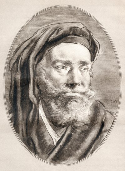 Marco Polo, a Híres férfiak élő életrajzaiból. alkotó: Ross Gordon