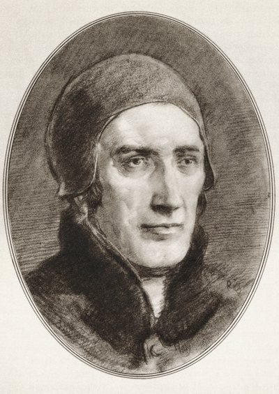 Nicolaus Copernicus, a Híres férfiak élő életrajzaiból. alkotó: Ross Gordon