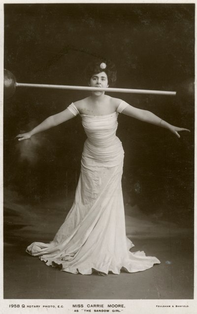 Carrie Moore, ausztrál színésznő, 1900-as évek. alkotó: Rotary Photo
