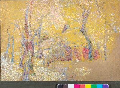Csűr a fákon, 1900-06 körül alkotó: Rubaldo Merello
