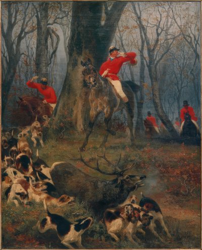Parforce vadászat alkotó: Rudolf Carl Huber