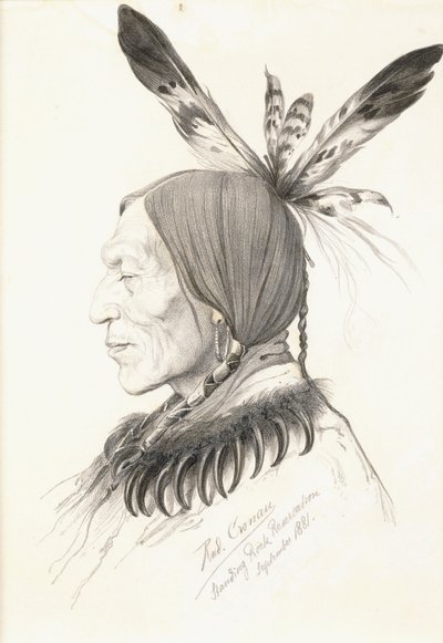 Heu-Topa, Négy szarv vagy Jagoo, A mesemondó, a Hunkpapa sziúk főnöke alkotó: Rudolf Cronau