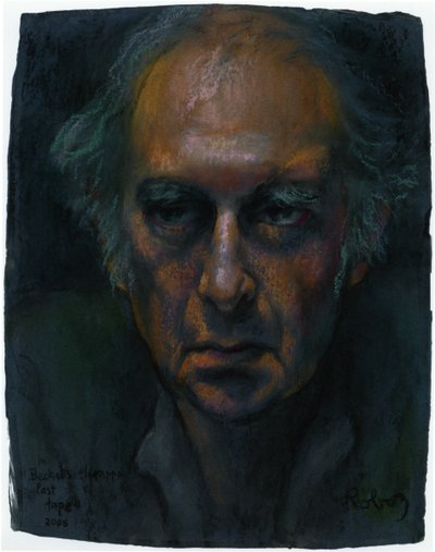 Harold Pinter Samuel Beckett egyfelvonásos monológjában, Krapp utolsó szalagos portréja, Roboz Zsuzsi pasztellszínben c. alkotó: Rudolf Eichstaedt