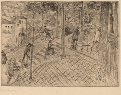 Montmarte alkotó: Rudolf Grossman