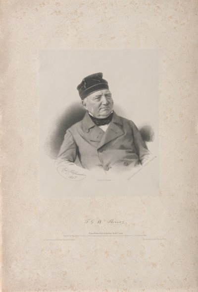 Friedrich Georg Wilhelm Vaszilij Yakovlevich von Struve 1793-1864, 1857. alkotó: Rudolf Hoffmann