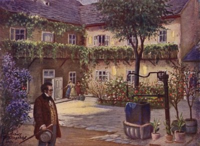 A "Dreimaderlhaus" (színes litó) alkotó: Rudolf Klingsbogl