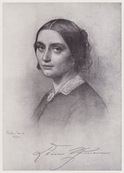 Clara Schumann (litho) alkotó: Rudolf Lehmann