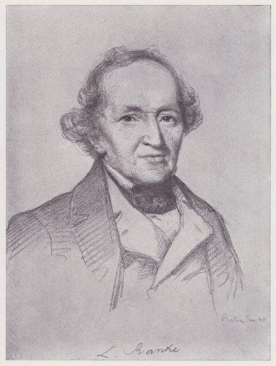 Leopold Von Ranke (litho) alkotó: Rudolf Lehmann