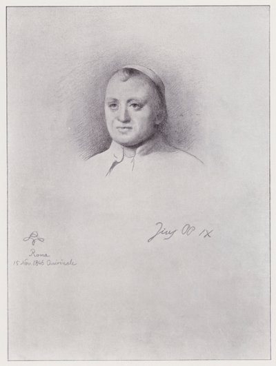 Pius pápa (litho) alkotó: Rudolf Lehmann