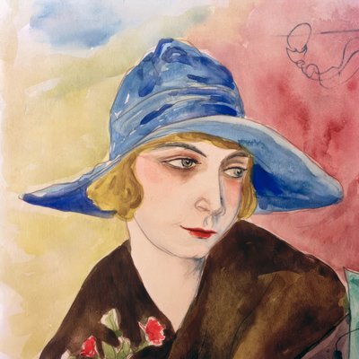 Üdvözlet Leszboszról (részlet) alkotó: Rudolf Schlichter