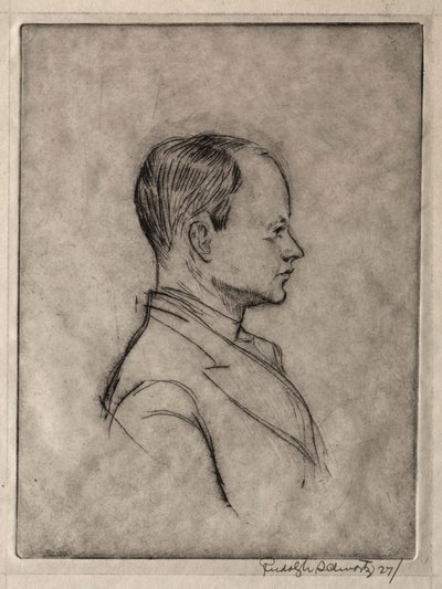 Portré. alkotó: Rudolf Schwartz