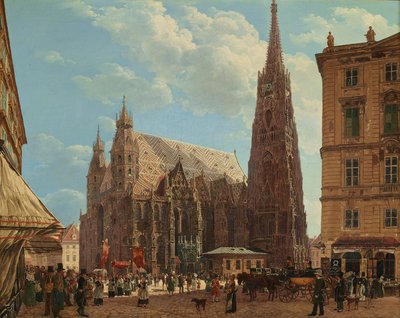A bécsi István-székesegyház alkotó: Rudolf von Alt