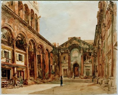 Diocletianus-palota alkotó: Rudolf von Alt