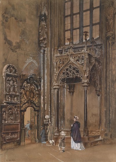 Bécsben Szent István alkotó: Rudolf von Alt