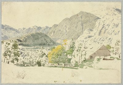 Schmolnau Ischl közelében alkotó: Rudolf von Alt