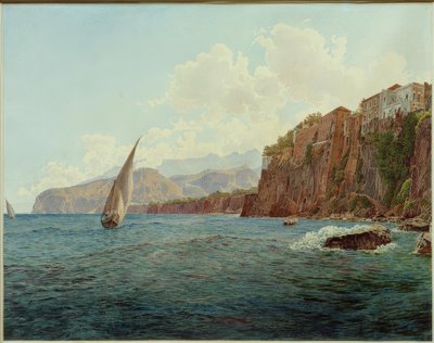 Sorrento / Sorrento (Campania, Olaszország). alkotó: Rudolf von Alt