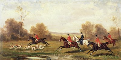 Vadászjelenet, 1920 körül alkotó: Rudolph Stone