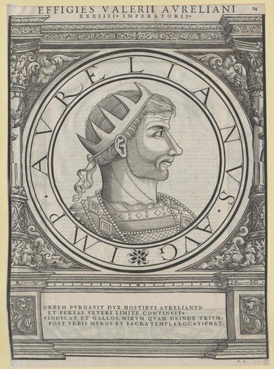 Aurelianus római császár (nyomtatás) alkotó: Rudolph Wyssenbach