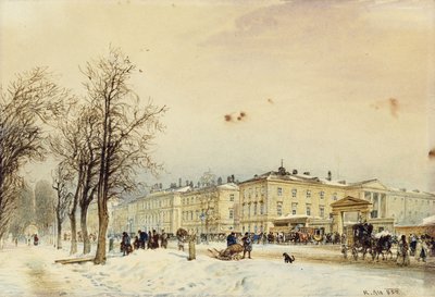 Északi pályaudvar, Bécs; Északi pályaudvar, Bécs, 1852 alkotó: Rudolf von Alt