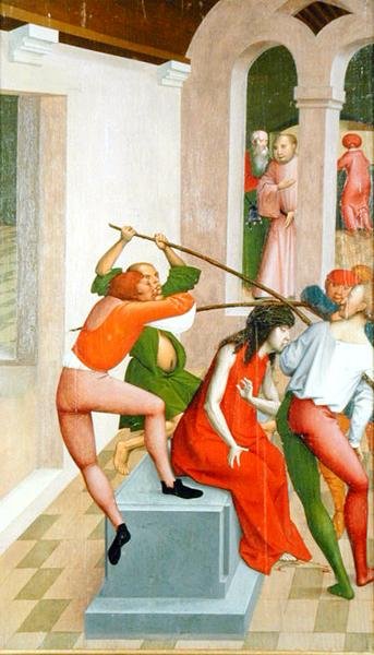 Jelenet a Passió sorozatból (tempera, tábla) alkotó: Rueland the Younger Frueauf