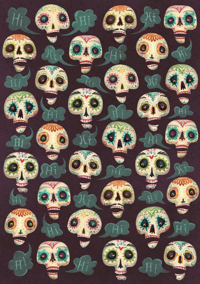 Halloween minta, 2015, ( alkotó: Runa Anastasiya Rudaya