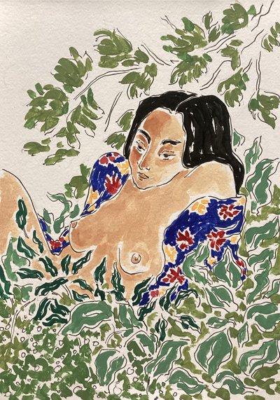 Nő a lombok között alkotó: Rushati Chowdhury