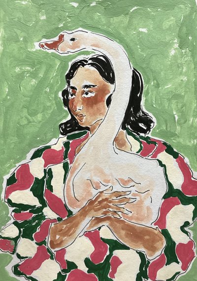A nő és a liba alkotó: Rushati Chowdhury