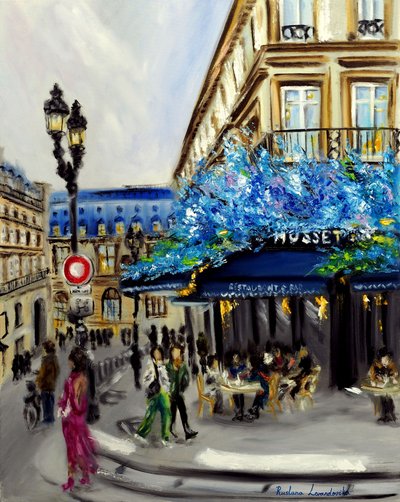 Le Musset Paris, 2022 (olaj, vászon) alkotó: Ruslana Levandovska