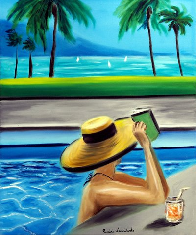 Ocean Daydreaming, 2025 (olaj, vászon) alkotó: Ruslana Levandovska