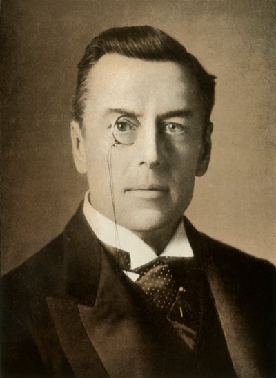 „Rt. Hon. Joseph Chamberlain, M. P., a gyarmatok titkára, 1900. alkotó: Russell and Sons