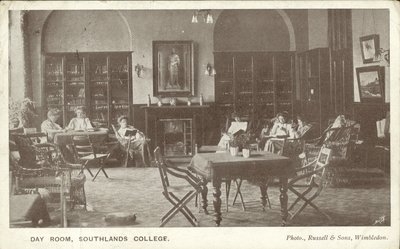 Nappali szoba, Southlands College, Roehampton, London (f/w fotó) alkotó: Russian Photographer