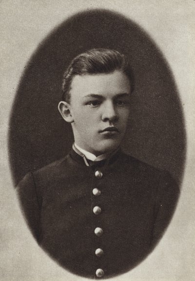 Lenin gimnáziumot végzett, Szimbirszk, 1887 alkotó: Russian Photographer