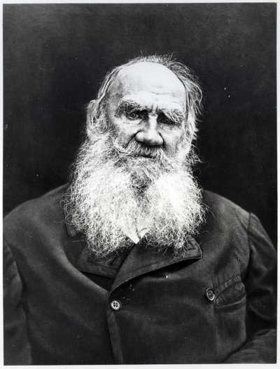 Leó Tolsztoj (fekete-fehér fotó) alkotó: Russian Photographer