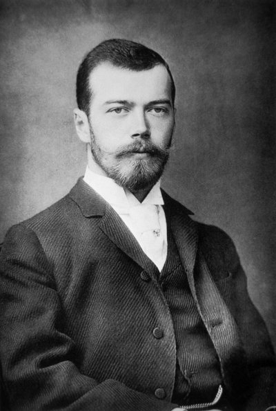 II. Miklós Carevics, 1892 körül (f/w fotó) alkotó: Russian Photographer