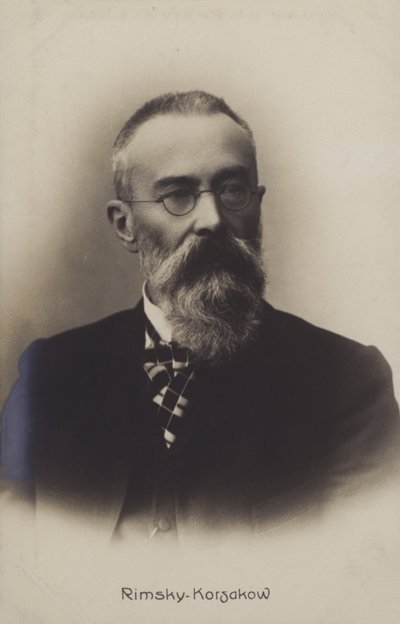Nyikolaj Rimszkij-Korszakov orosz zeneszerző. alkotó: Russian Photographer