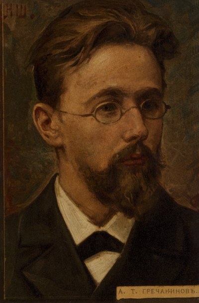 Alexander Gretchaninoff orosz romantikus zeneszerző (1864-1956) alkotó: Russian School