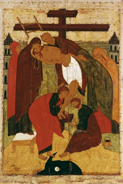 Leszállás a keresztről, 1475-1499 alkotó: Russian School