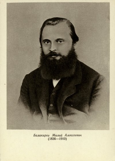 Milij Alekszejevics Balakirev orosz zongoraművész, karmester és zeneszerző (1836-1910) alkotó: Russian School