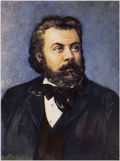 Szerény Muszorgszkij portréja alkotó: Russian School