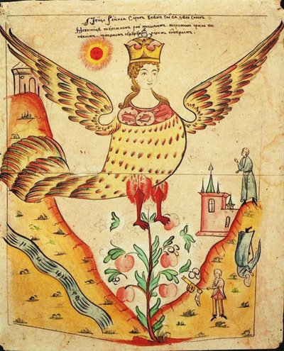 Sirin, A paradicsommadár alkotó: Russian School