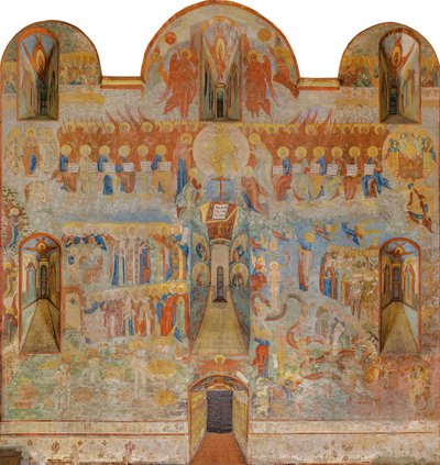 Az utolsó ítélet, Szent Szófia-székesegyház, Vologda alkotó: Russian School