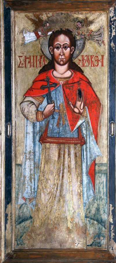 Saint Paraskeva Pyatnitsa, arli 17t centura. alkotó: Russian icon.