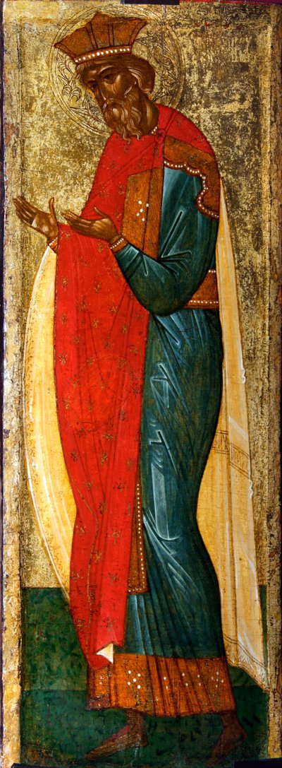 Kijevi Szent Vlagyimir, 15. század eleje. alkotó: Russian icon.
