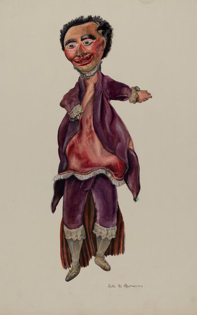A doktor Marionett c. 1937. alkotó: Ruth Abrams