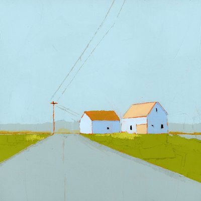 Felhős nap, 2025 (akril, fapanel) alkotó: Ruth Lague