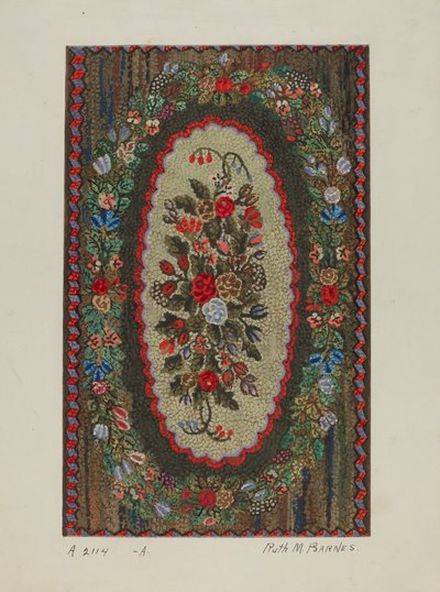Akasztós szőnyeg alkotó: Ruth M. Barnes