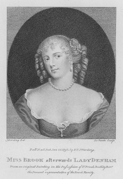 Miss Brook utána Lady Denham (metszet) alkotó: S. (after) Harding