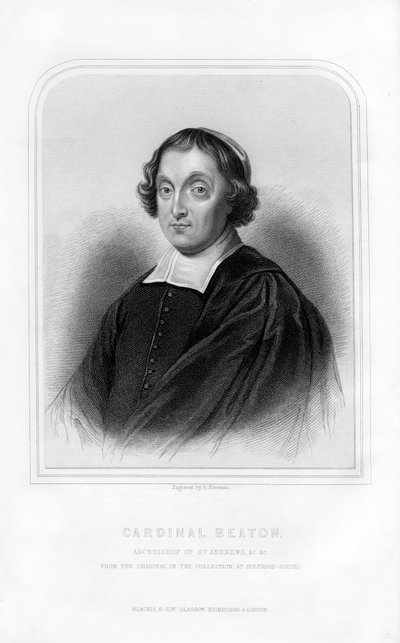 David Beaton, St Andrews érseke, 1870. alkotó: S. Freeman