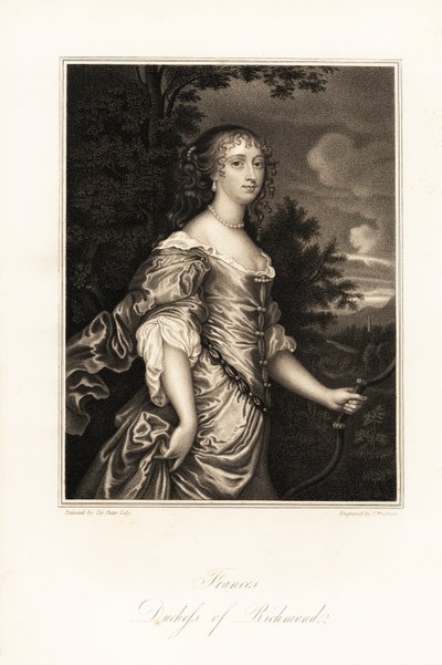 Frances Stuart, Richmond hercegnő portréja alkotó: S. Freeman